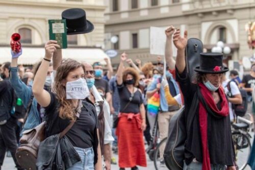 Adesione a presidio dei lavoratori di cultura e spettacolo – Potere al Popolo Reggio Calabria