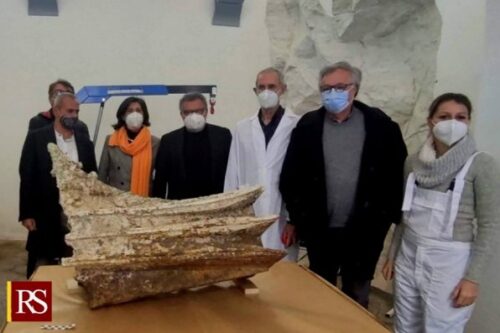 Iniziato nelle Egadi il restauro dell’ultimo rostro individuato da Tusa