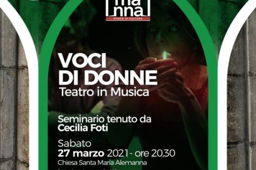 “Voci di donne”: in scena il secondo appuntamento del progetto “Alemanna. Storie di cultura”