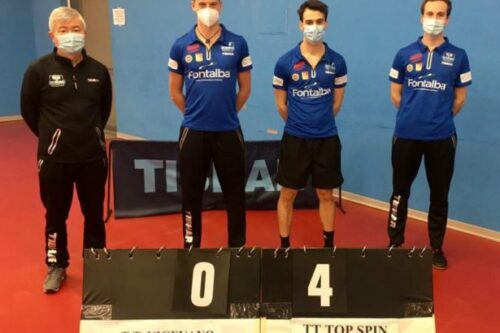 SUCCESSO PER 4-0 A NAPOLI DELLA TOP SPIN MESSINA FONTALBA