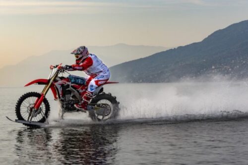 TRA LUNEDÌ 17 E DOMENICA 23 LA TRAVERSATA DELLO STRETTO DI MESSINA DEL RECORDMAN LUCA COLOMBO CON LA SUA MOTO DA CROSS