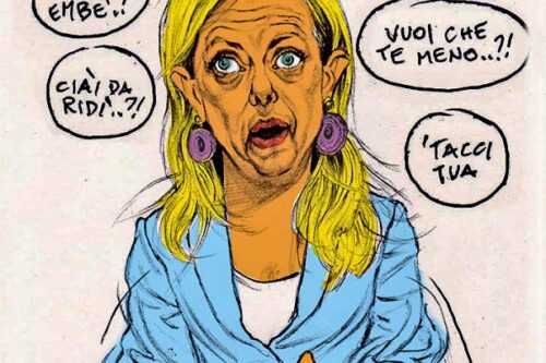 “Io sono Giorgia e voantri non siete un …”