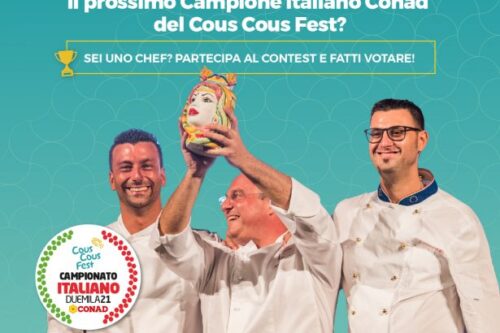 COUS COUS FEST: AL VIA IL CAMPIONATO ITALIANO CONAD ISCRIZIONI ON LINE ENTRO IL 24 GIUGNO
