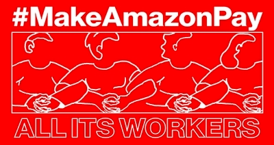 Amazon paghi subito tutte le lavoratrici e i lavoratori