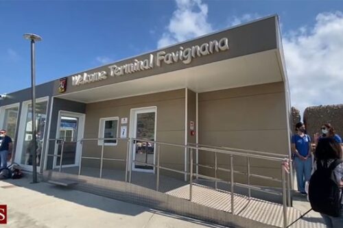 Turismo, Musumeci a Favignana inaugura la stazione marittima