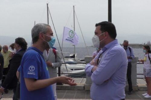 Antonino Alibrandi (Cisl Messina) alla manifestazione a sostegno di NemoSud: «Punto di riferimento d’eccellenza per i pazienti, operatori altamente specializzati»