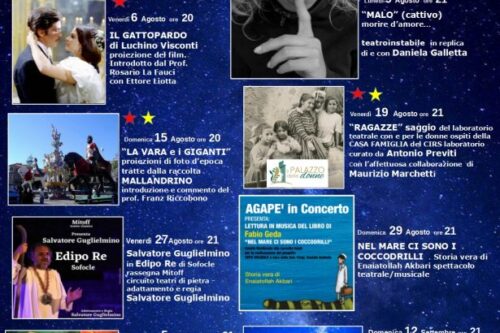 Cartellone estivo 2021 “…e uscimmo a riveder le stelle”
