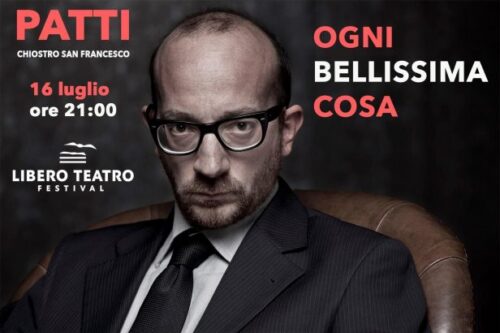 Patti (ME), dal 16 luglio al 21 agosto la prima edizione di Libero Teatro Festival in scena al Chiostro San Francesco. Un ricco cartellone organizzato dalla Compagnia Santina Porcino