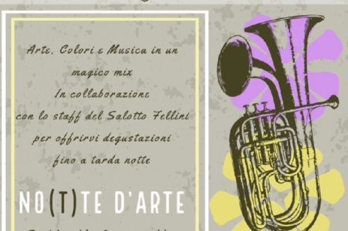 ARTE, MUSICA E CULTURA DOMANI SERA AL SALOTTO FELLINI DI PIAZZA DUOMO