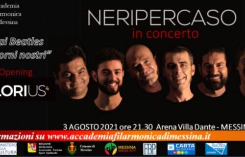 NERI PER CASO in concerto all’Arena Villa Dante per “Messina Restarts”