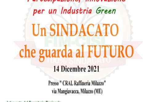 Si terrà domani mattina presso il Cral Dopolavoro della Raffineria di Milazzo l’XI Congresso territoriale della Fim Cisl Messina