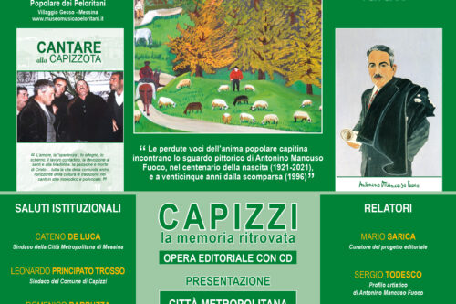 Palazzo dei Leoni, domani in programma la presentazione del CD di canti inediti della tradizione del Comune di Capizzi
