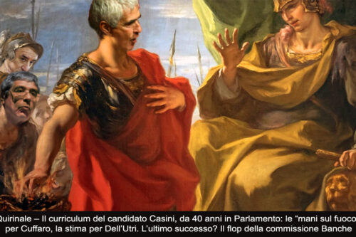 Casini mette le mani sul fuoco