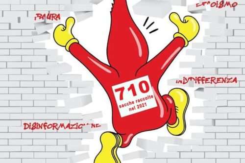 710 sacche raccolte nel 2021 da Fratres Letojanni