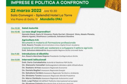 Confagricoltura Sicilia, Congresso sulla transizione dell’agricoltura