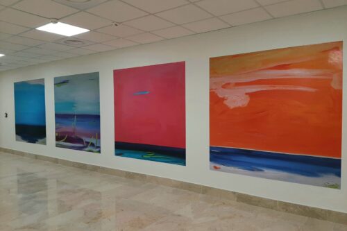 Policlinico G. Martino, il reparto di radioterapia è anche arte