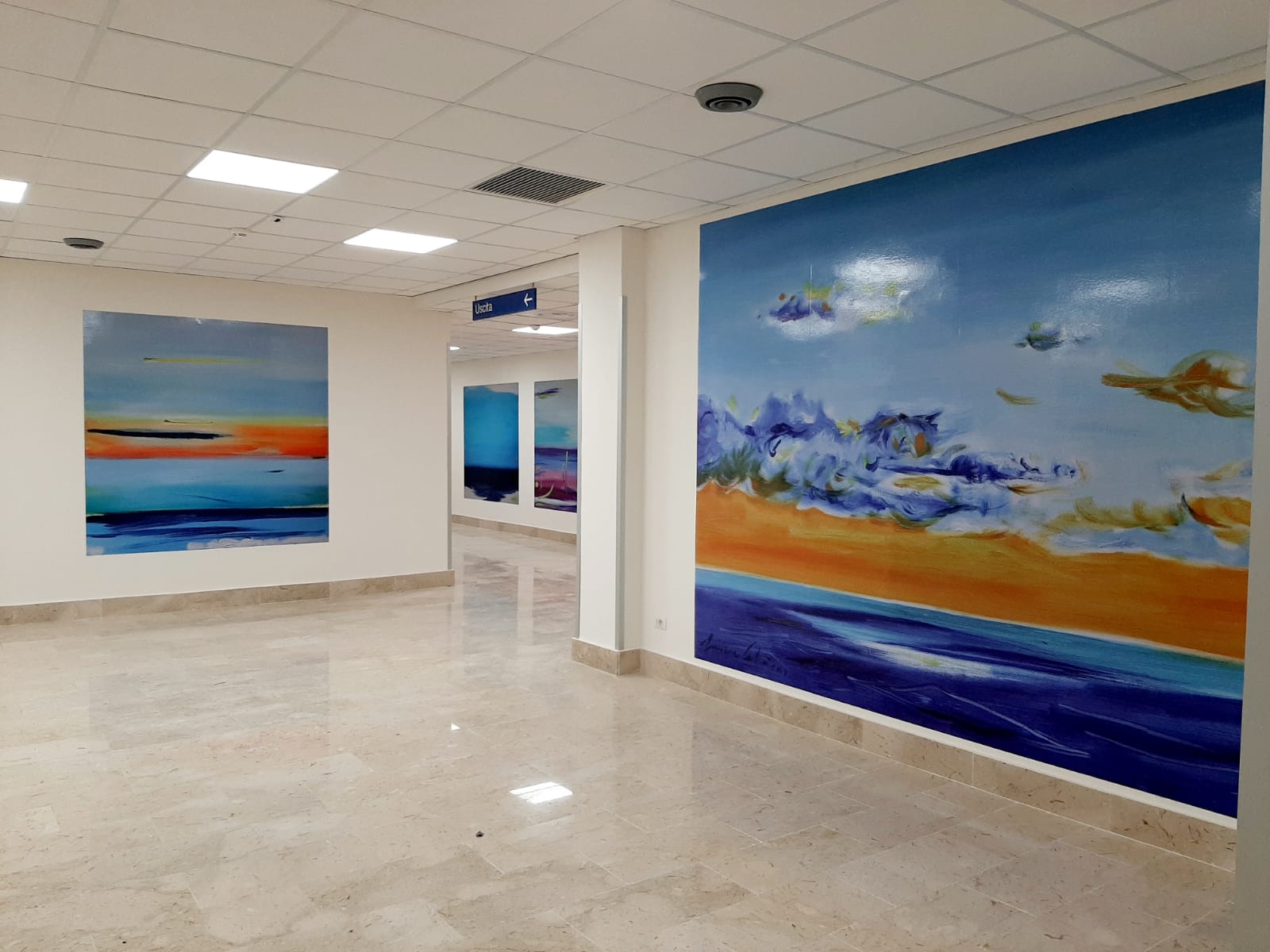 Policlinico G. Martino, il reparto di radioterapia è anche arte