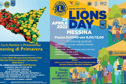 DOMENICA 24 LIONS DAY IN PIAZZA DUOMO A MESSINA