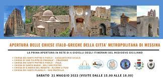 APERTURA DELLE CHIESE ITALO-GRECHE DELLA CITTÀ METROPOLITANA DI MESSINA