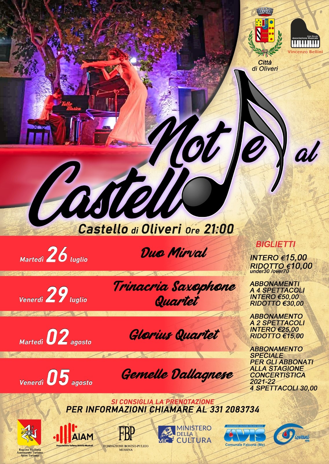 Festival “Not(t)e al Castello”