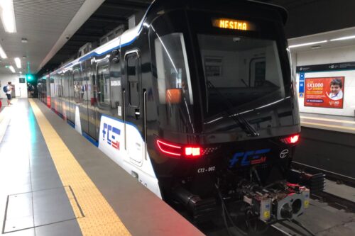 Metro Catania, Falcone: «In servizio anche “Barbara”, il secondo dei nuovi treni finanziati dalla Regione»