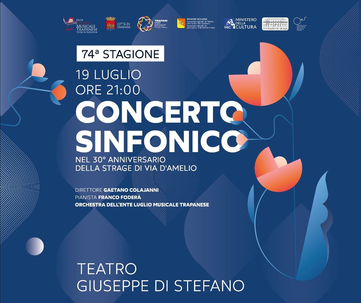 Concerto sinfonico nel 30° anniversario della strage di Via D’Amelio