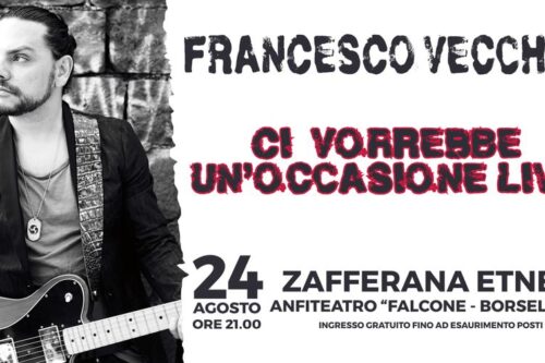 Zafferana Etnea presenta Francesco Vecchio alias TheOld