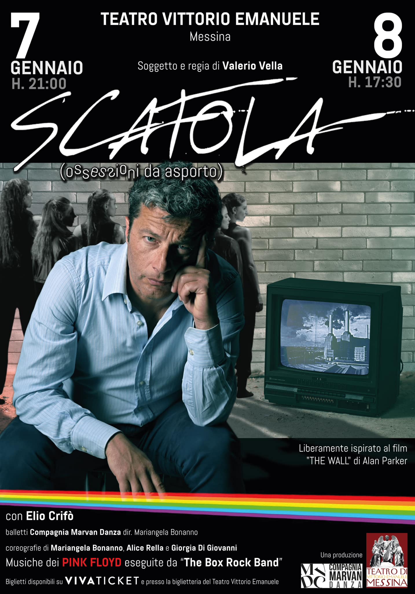 “Scatola, Ossessioni da Asporto” al Teatro Vittorio Emanuele