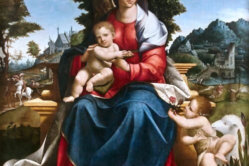 PRESENTAZIONE DIPINTO “MADONNA COL BAMBINO E SAN GIOVANNINO” DI GIROLAMO ALIBRANDI