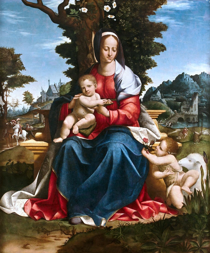 PRESENTAZIONE DIPINTO “MADONNA COL BAMBINO E SAN GIOVANNINO” DI GIROLAMO ALIBRANDI