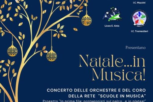 “Natale … in Musica”, il 20 dicembre al Teatro Vittorio Emanuele per il “Piano delle Arti”