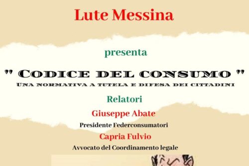 Proseguono i Mercoledì della Lute: giorno 15 Giuseppe Abate e Fulvio Capria presentano “Codice del consumo”