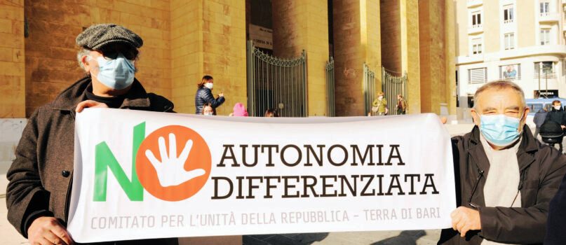 Un gruppo di associazioni che si occupano di salute promuove un documento contro il regionalismo differenziato