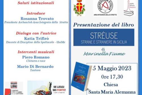 Mariella Fiume presenta “STRÈUSE Strane e Straniere in Sicilia”
