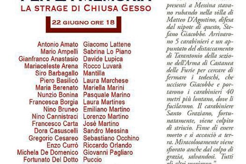 58 artisti per la memoria