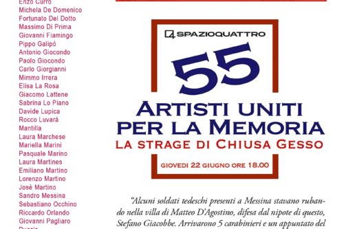 55 ARTISTI UNITI PER LA MEMORIA. LA STRAGE DI CHIUSA DI GESSO