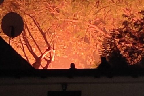 Incendio minaccia abitato nella notte a Mili S. Pietro, Messina