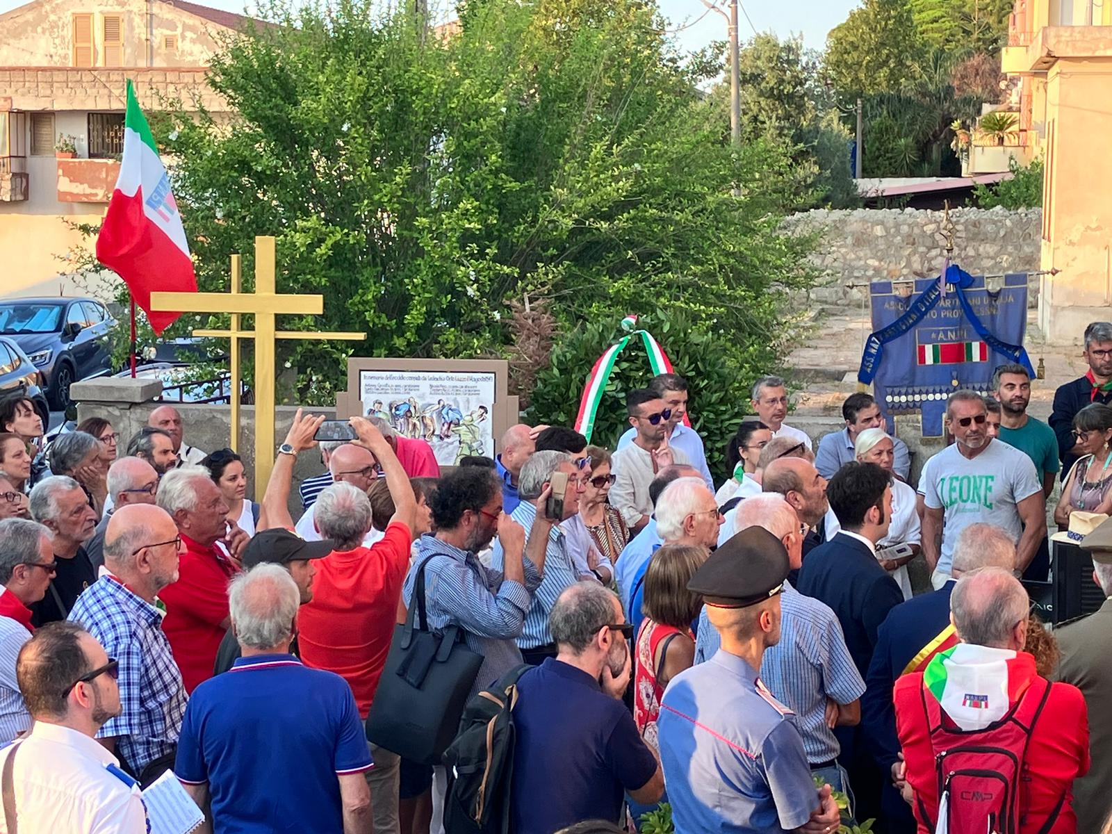 Una toccante cerimonia dell’Anpi in memoria dell’eccidio di Orto Liuzzo di 80 anni fa