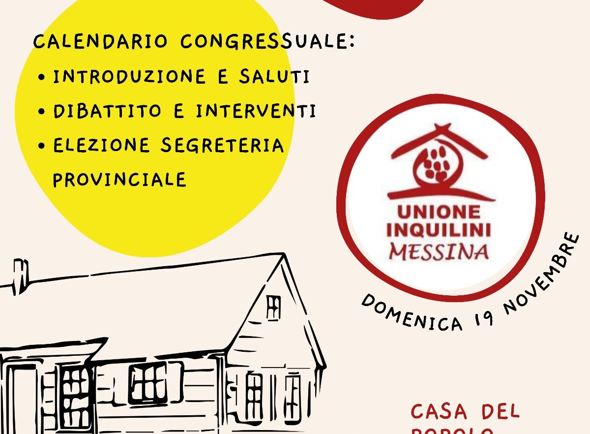 IV Congresso Unione Inquilini Messina