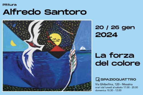 La forza creativa di Alfredo Santoro a Spazioquattro