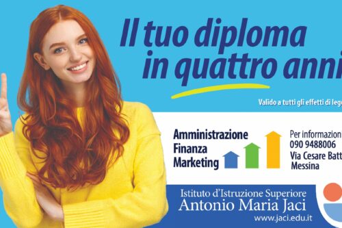 A.M. Jaci di Messina: il Diploma in quattro anni di Amministrazione Finanza e Marketing