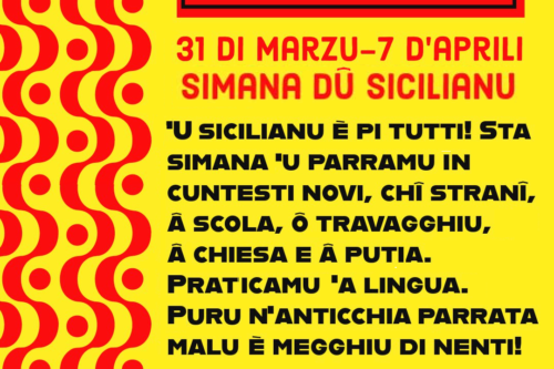 Il 31 marzo comincia la “Simana dû Sicilianu”: un’occasione per parlarlo