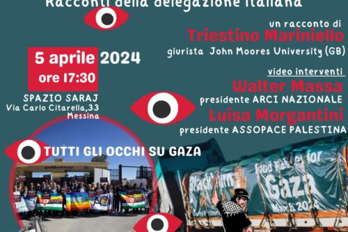 CAROVANA SOLIDALE A RAFAH