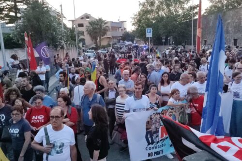 Coordinamento Noponte aderisce a corteo del 18 maggio a Villa San Giovanni