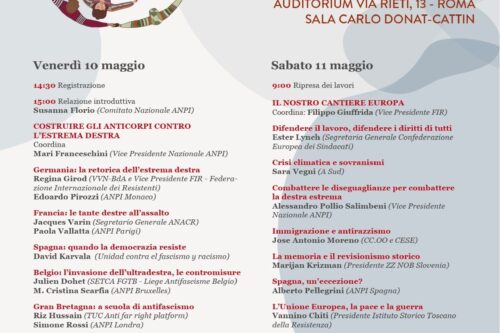 ANPI: L’EUROPA CHE VOGLIAMO