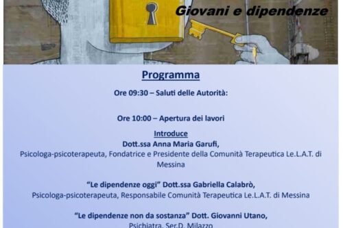 MESSINA. GIORNATA MONDIALE CONTRO LE DROGHE