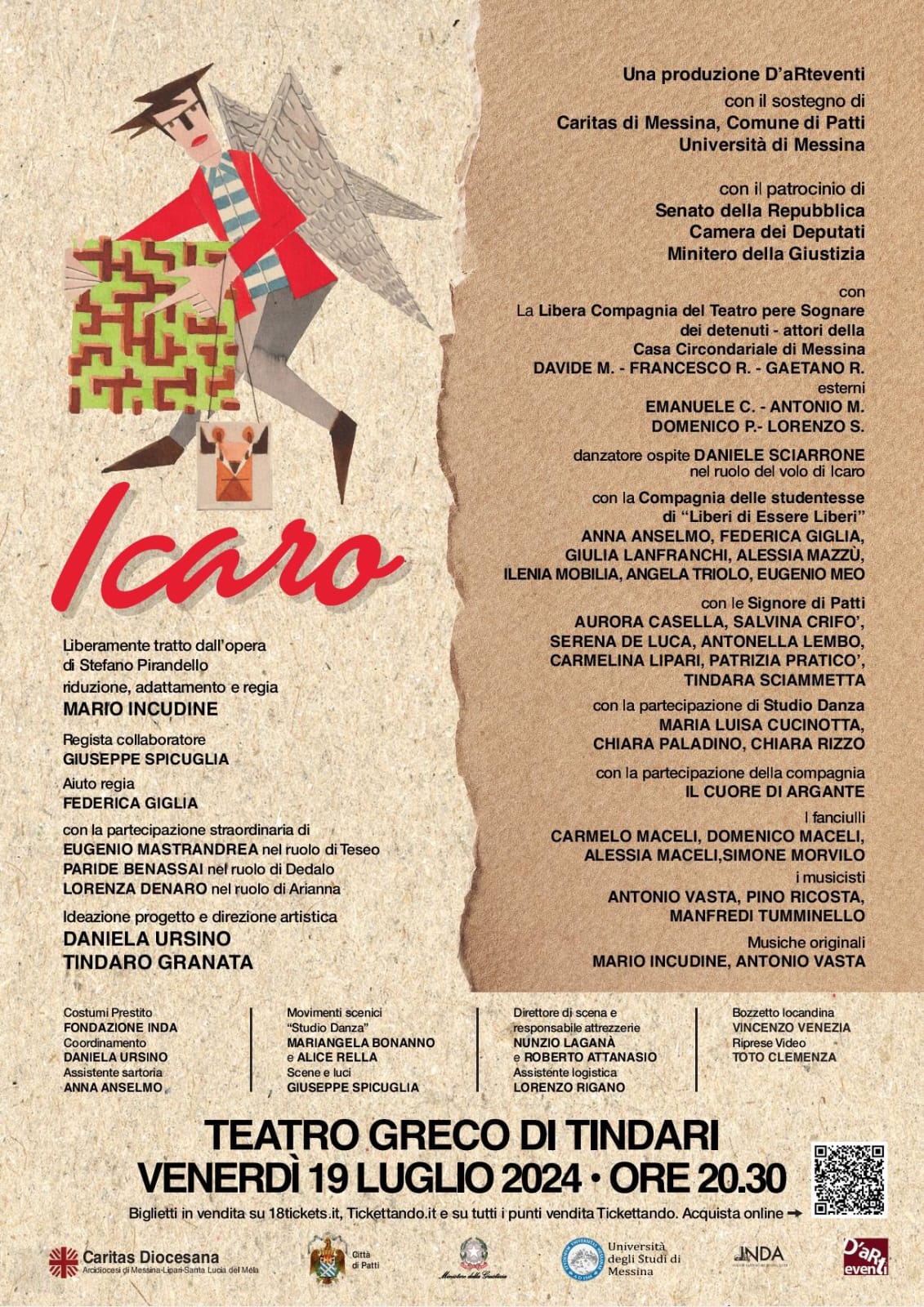 Al Teatro Greco di Tindari torna in scena Mario Incudine
