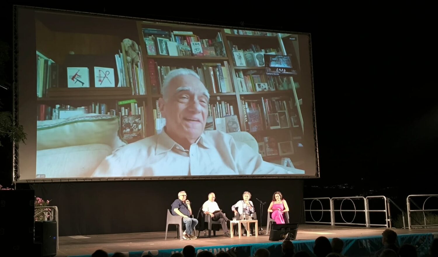 Martin Scorsese incanta il pubblico dell’Horcynus Festival