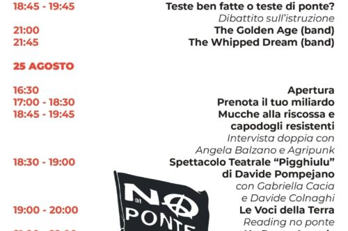 Rassegna No Ponte 2024 “Aunni Annari?”