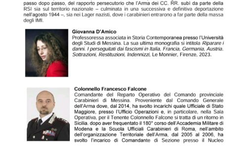 CARABINIERI TRA RESISTENZA E DEPORTAZIONI